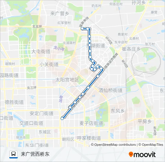 404 Bus Line Map