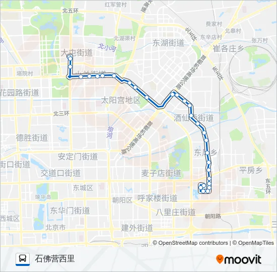 408 Bus Line Map