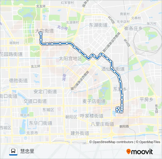 408 Bus Line Map