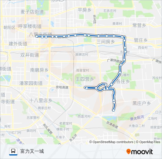 411 bus Line Map