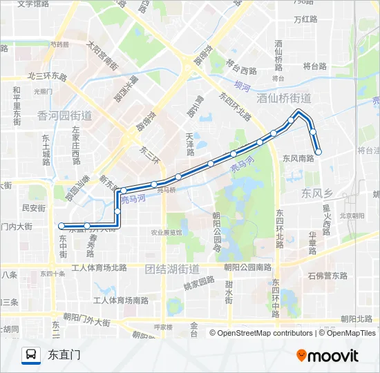 413 Bus Line Map