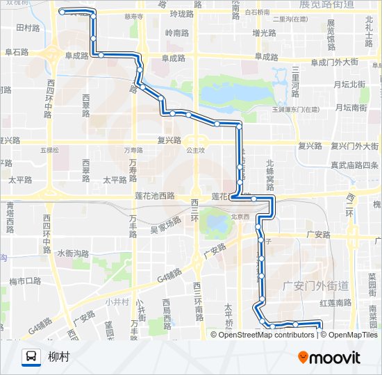 公交414路的线路图