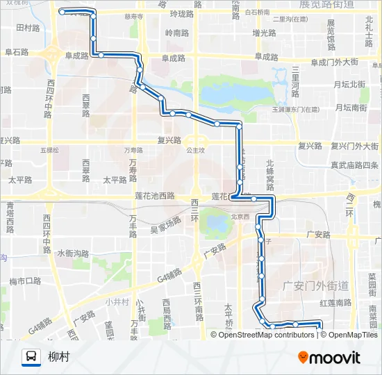 414 Bus Line Map