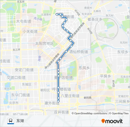 421 Bus Line Map