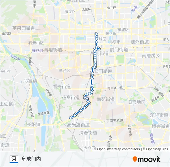 423 Bus Line Map