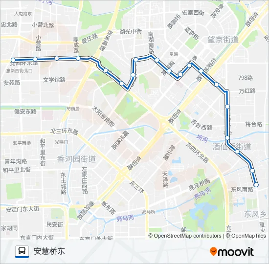 427 Bus Line Map