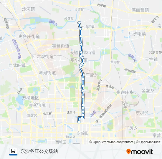 430 Bus Line Map