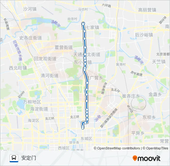 430 Bus Line Map