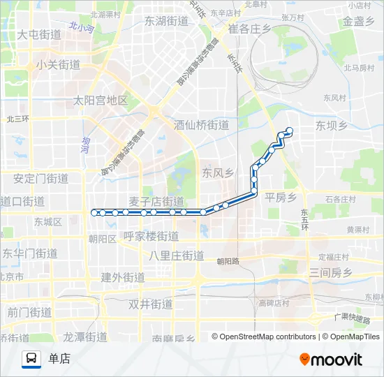 431 Bus Line Map