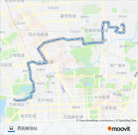 432 Bus Line Map