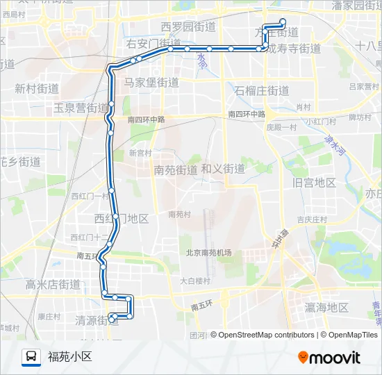434 Bus Line Map