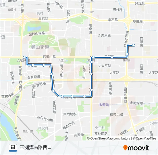 436 Bus Line Map