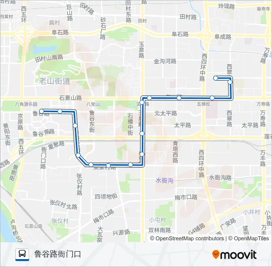 436 Bus Line Map