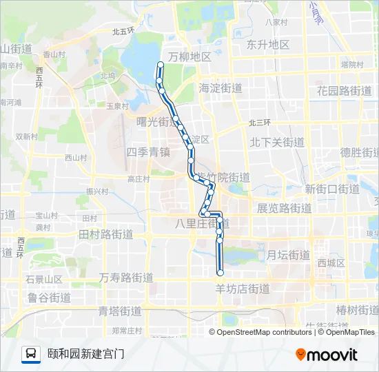 437 Bus Line Map
