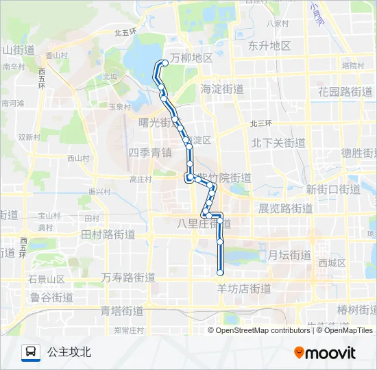 437 Bus Line Map