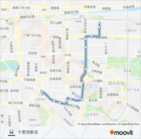 439 Bus Line Map