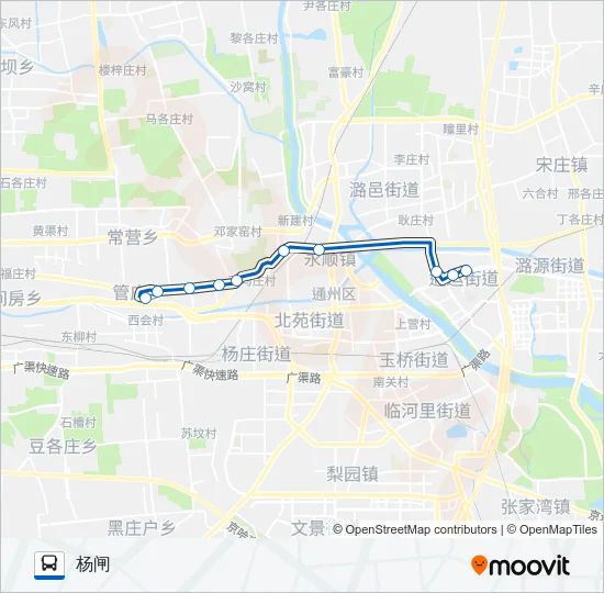 442 Bus Line Map