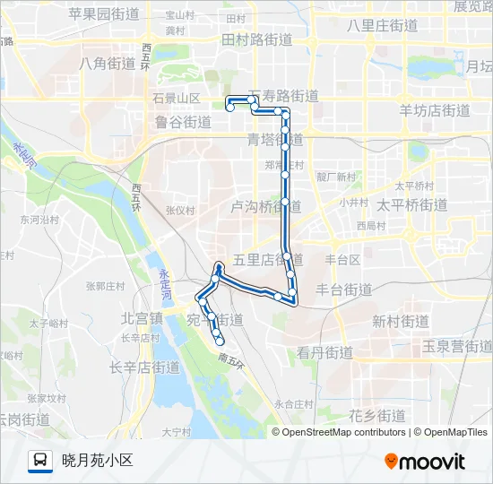 452 Bus Line Map