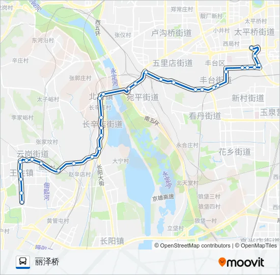 459 Bus Line Map