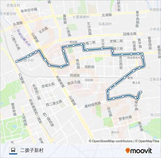 462 bus Line Map