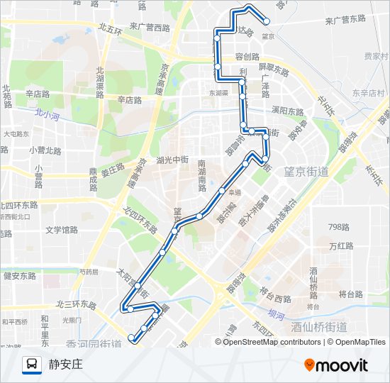 公交467路的线路图
