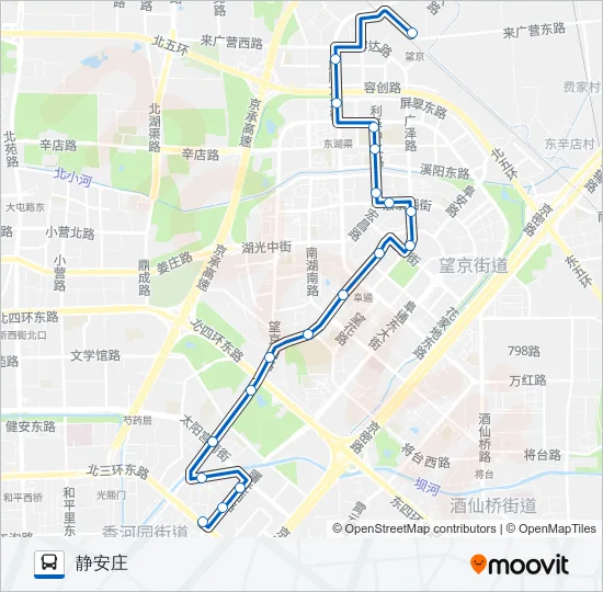 467 Bus Line Map