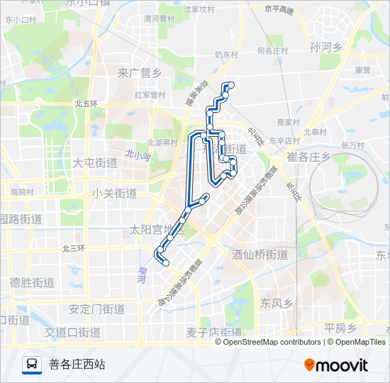 公交467路的线路图