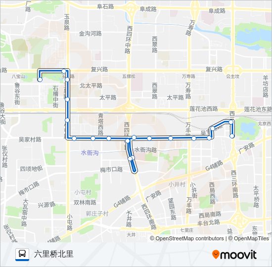 473 bus Line Map