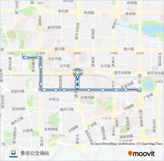 473 Bus Line Map