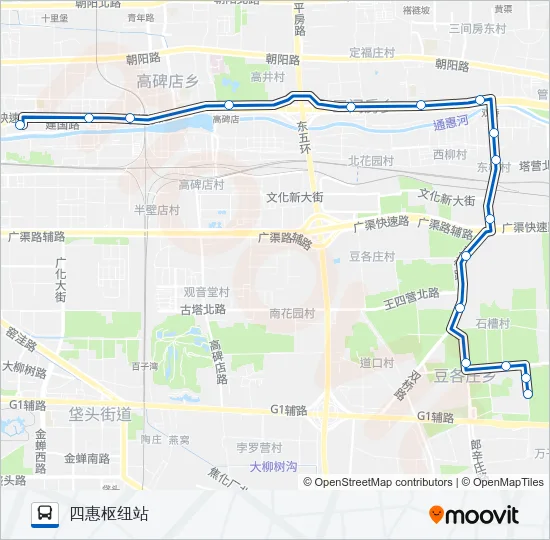 475 Bus Line Map