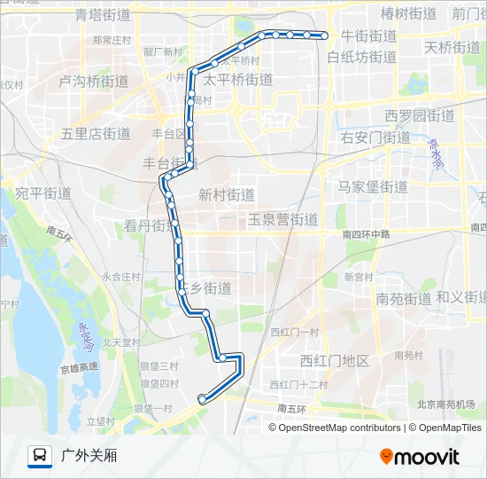 477 Bus Line Map