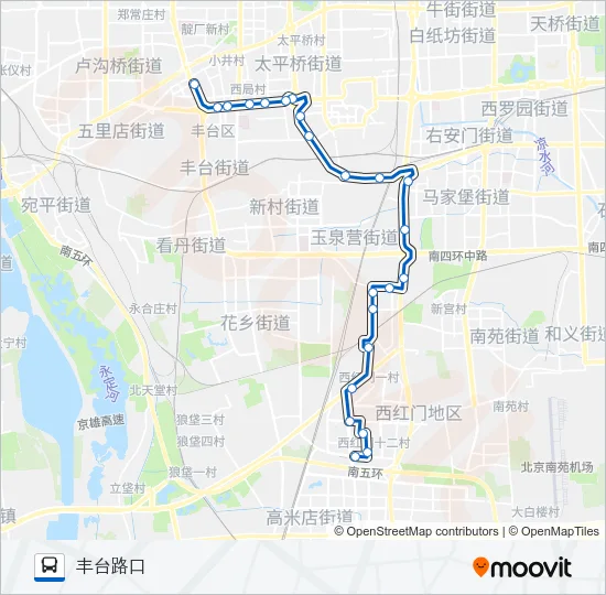 483 Bus Line Map