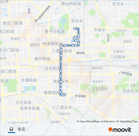 公交486路的线路图