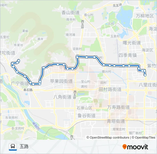 489 Bus Line Map