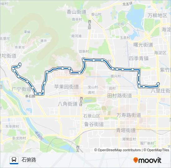 489 Bus Line Map