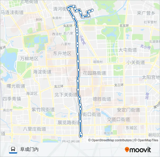 490 Bus Line Map