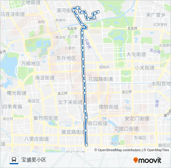 490 Bus Line Map