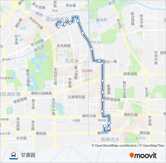 公交494路的线路图