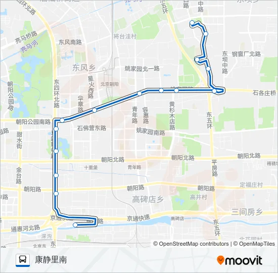公交496路的线路图