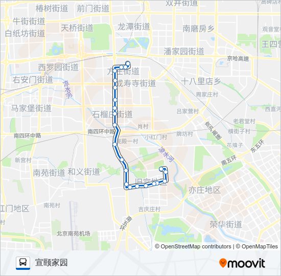 公交504路的线路图