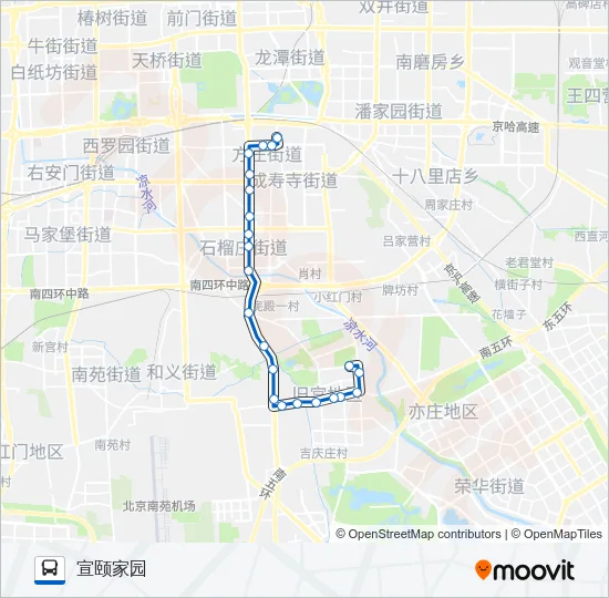 504 Bus Line Map