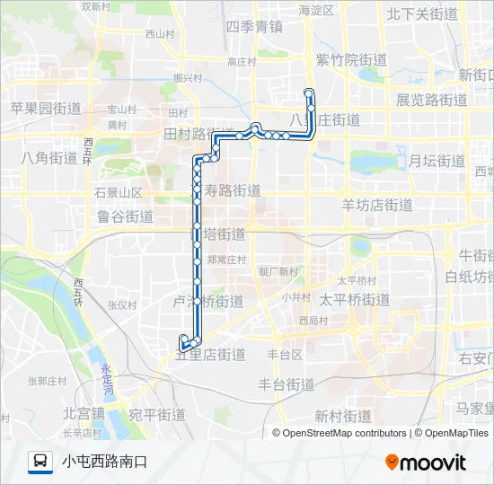 507 Bus Line Map