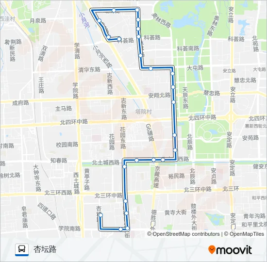510 Bus Line Map