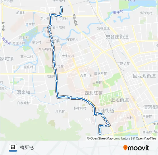 512 Bus Line Map