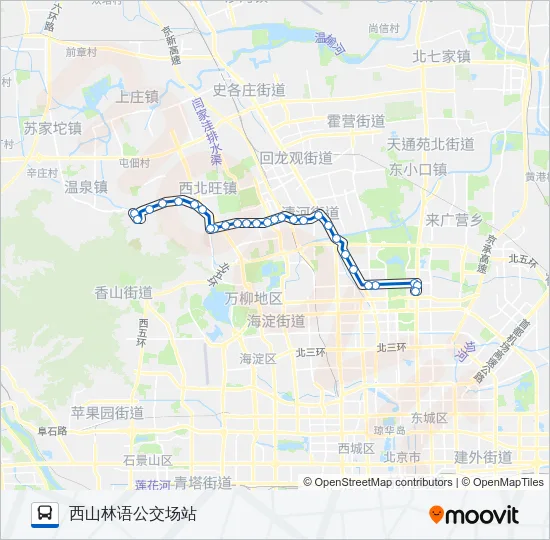518 Bus Line Map