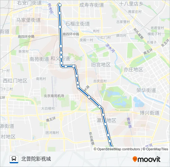 公交526路的线路图