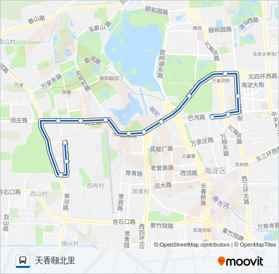 公交528路的线路图