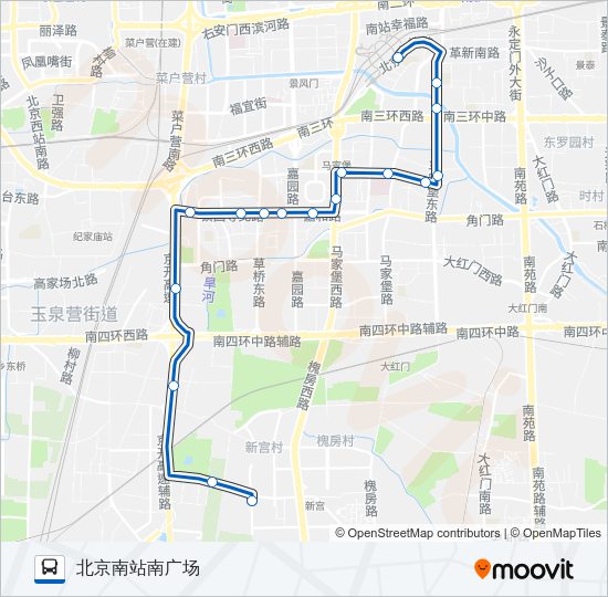 529 bus Line Map