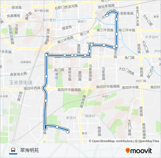 529 Bus Line Map