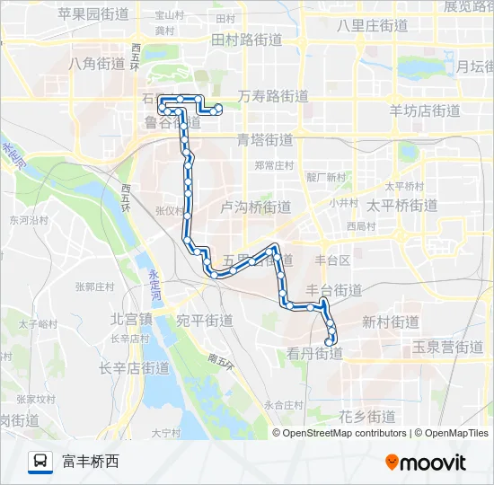 546 Bus Line Map